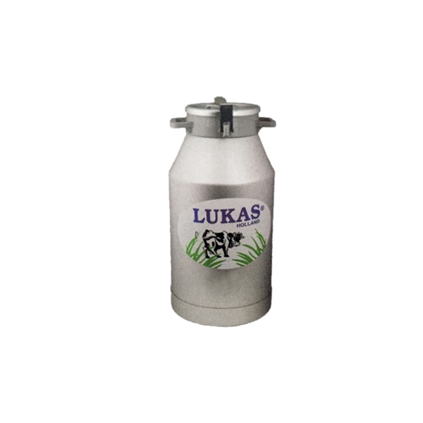 Milk carrying bucket width locked lids (Aluminium)